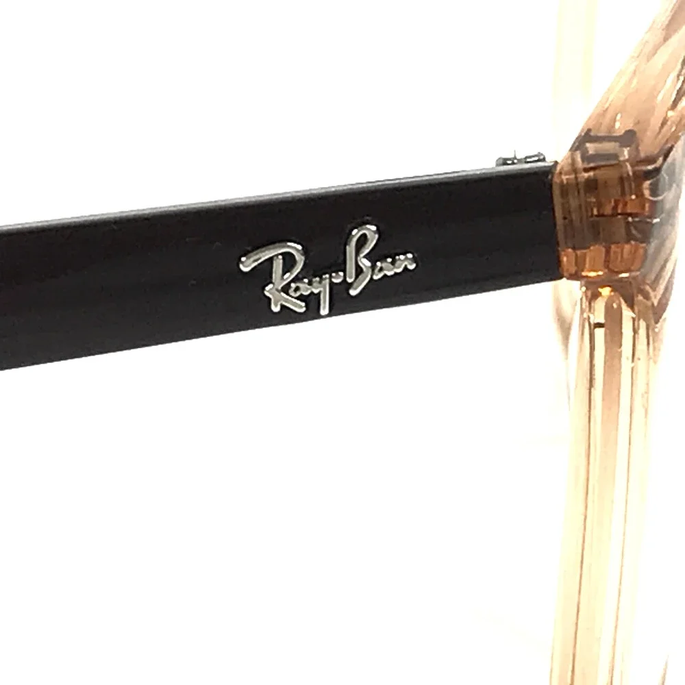 Ray-Ban Eyeglasses Frame RB4378V 8172 Transparent Brown Round Full Rim 54-16-145
